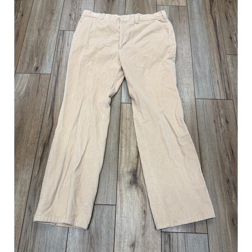 Woolrich Corduroy Pants Men's 38 x 33 Khaki Sand  Straight Chinos Vintage 70/80s